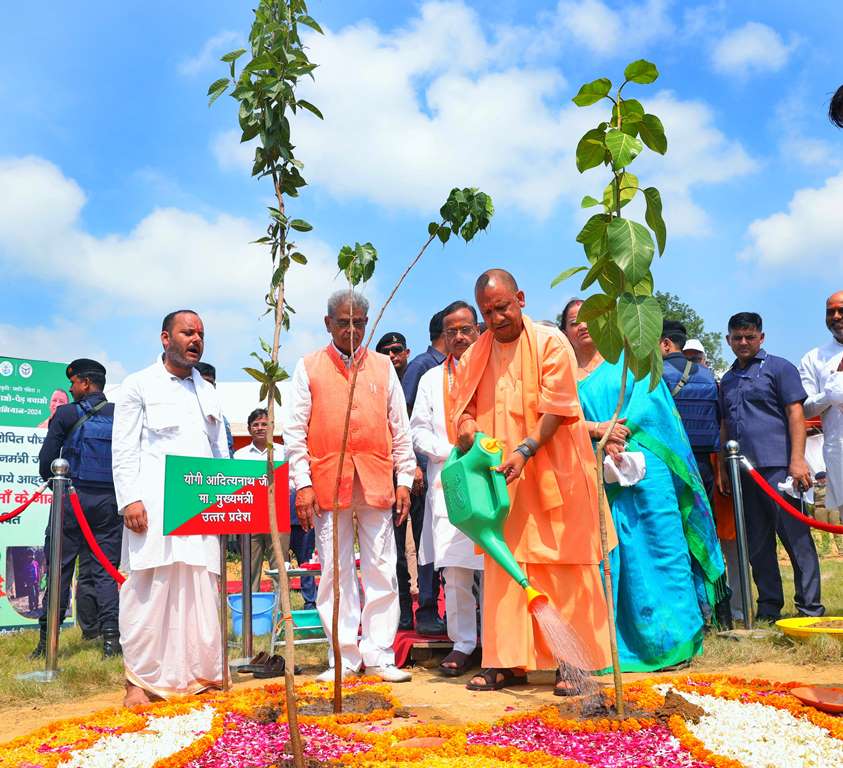 मुख्यमंत्री ने किया 36 करोड़ 50 लाख पौधों के रोपण का शुभारम्भ